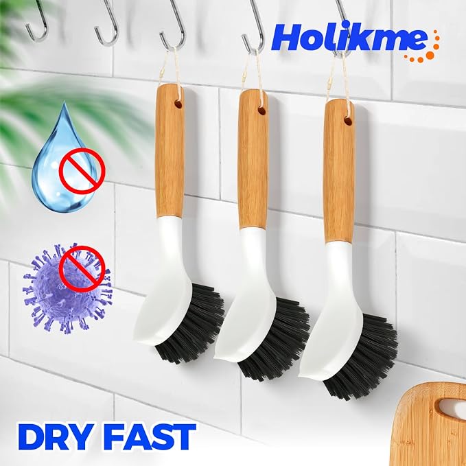 Holikme 3 Pack Cast Iron Brush and Scraper - Image 5