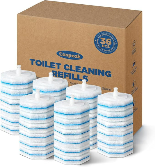 36 Count Toilet Wand Refills For Clorox Toilet Wand, 5X Cleaning Power Toilets by Caspeak
