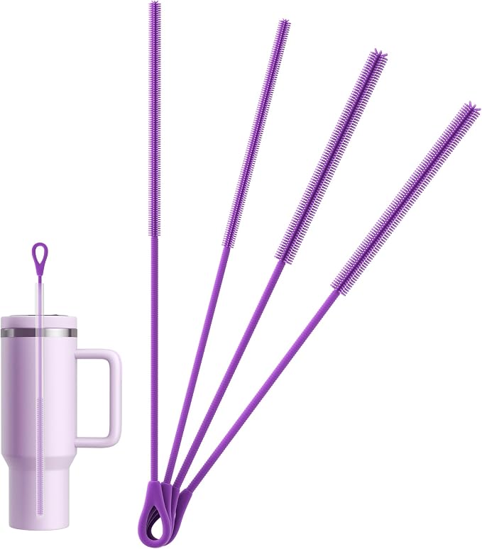 Silicone Straw Cleaner Brush by Unknown
