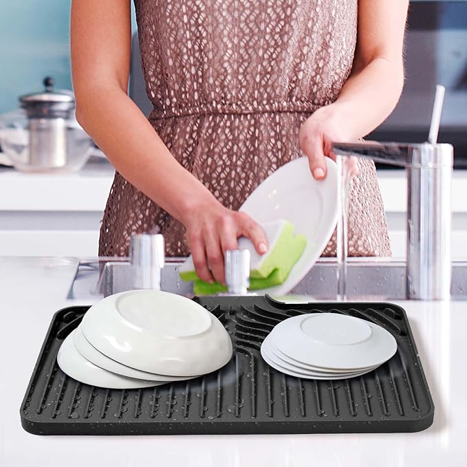 Dish Drying Mat for Kitchen Counter, - Image 7