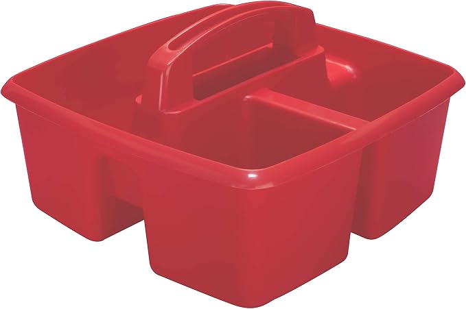Storex 3-Compartment Small Caddy – Multipurpose Classroom Organizer - Image 3