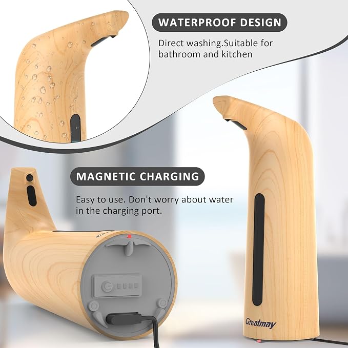 Convenient Automatic Soap Dispenser, 4 Adjustable Levels Touchless Hand - Image 4