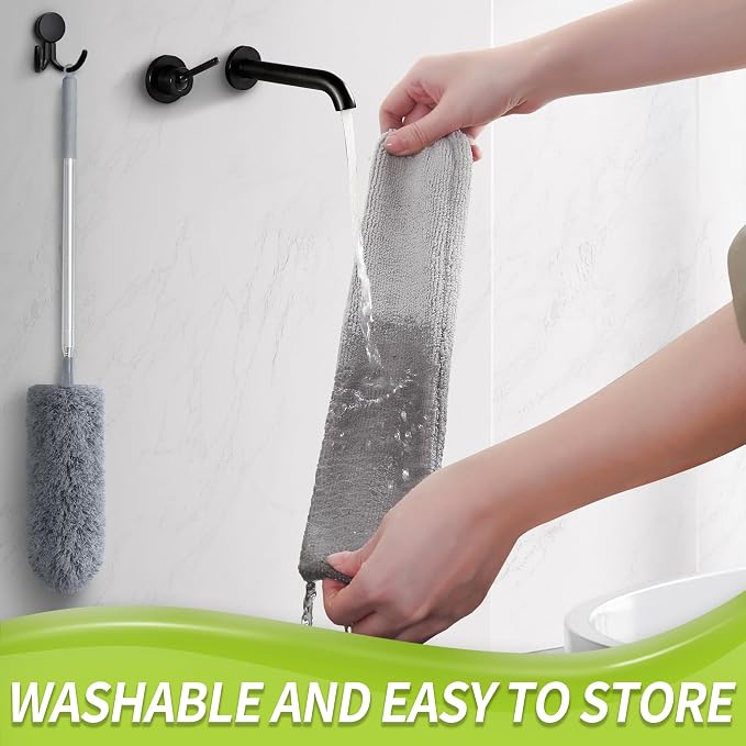 Duster with Extension Pole, Skinny Duster/Under Appliance Cleaning Tool & - Image 6
