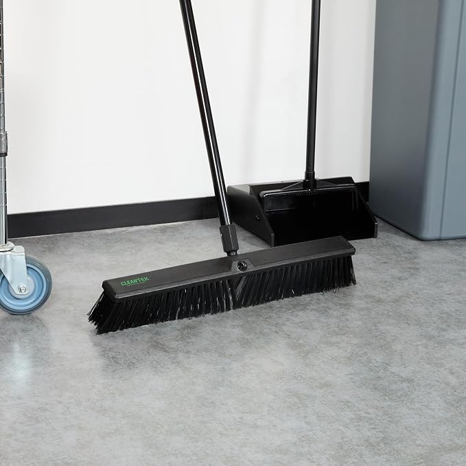 Restaurantware-BROOM HEAD ONLY: Clean Tek Professional 23.62-Inch Push Broom - Image 7