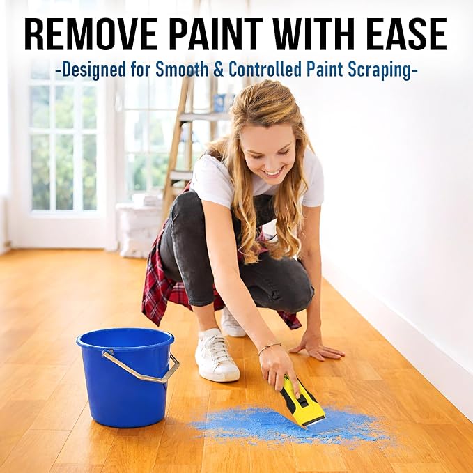 Razor Blade Scraper Tool With 15pcs Extra Blades, Paint Scraper - Image 2