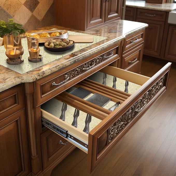 Durable Non-Adhesive Shelf Liners - Image 9