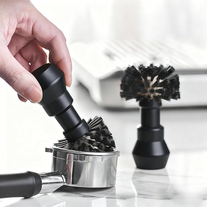 Portafilter Cleaning Brush, Professional Barista Espresso Coffee Cleaning Brush - Image 3