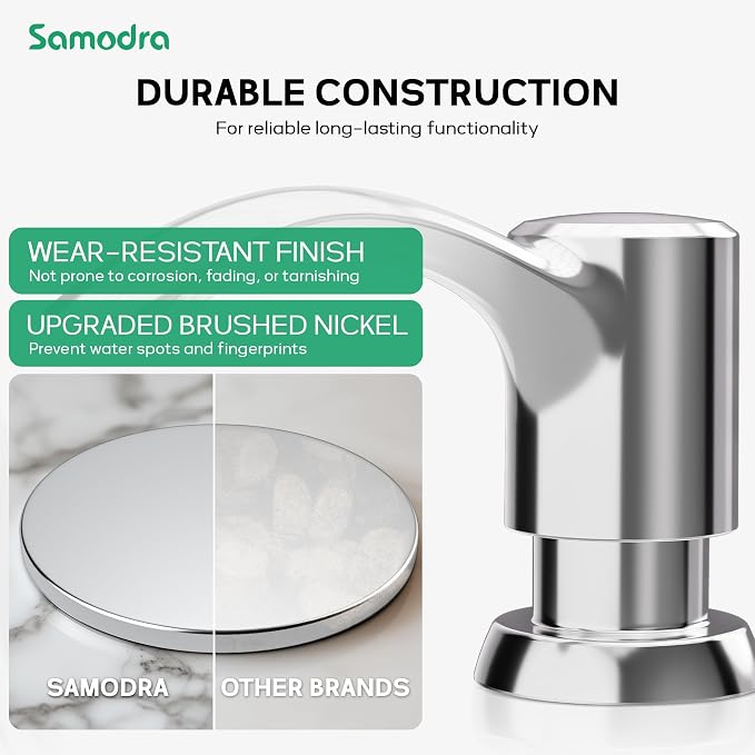 SAMODRA Built in Kitchen Sink Soap Dispenser - Image 5