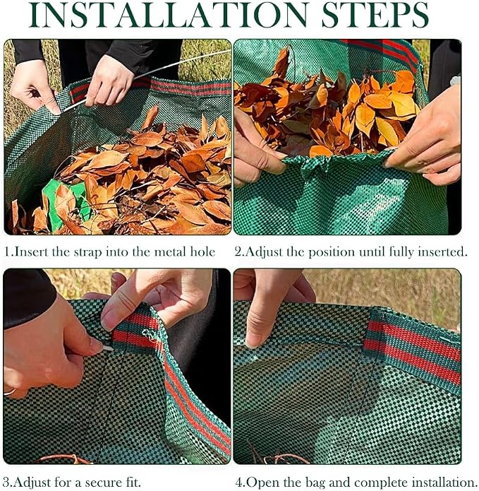2 Pack Garden Leaf Bags 72 Gallon - Image 4