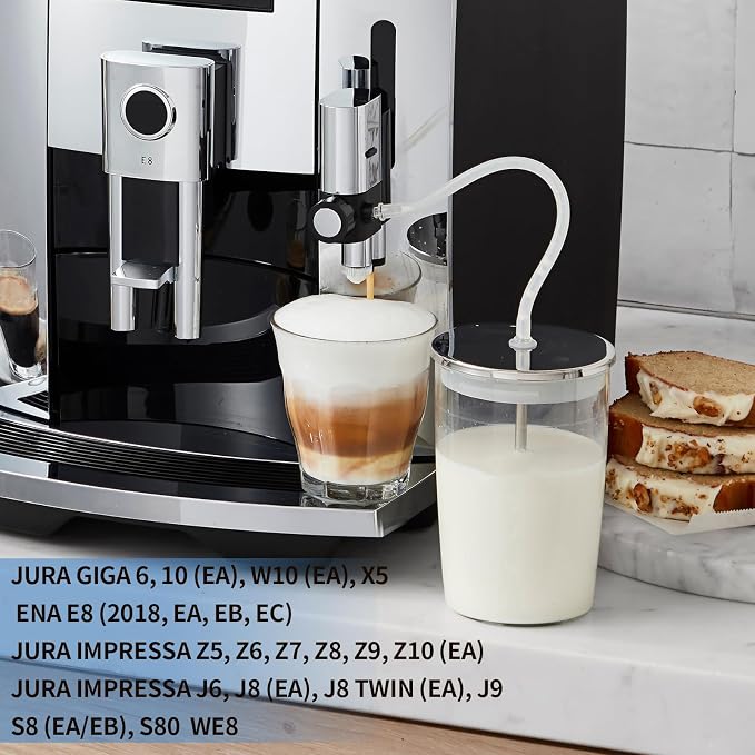 Milk Tube Hose set for Jura ENA E8, GIGA 6 10 W10, IMPRESSA J6 J8 J8twin Z5 Z6 - Image 3