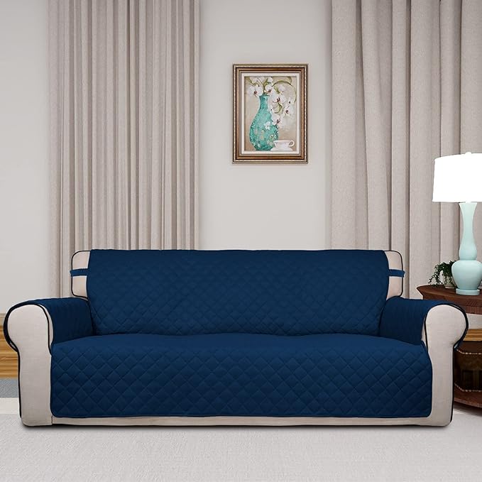 PureFit Reversible Quilted Sofa Cover, Water Resistant Slipcover Furniture - Image 2