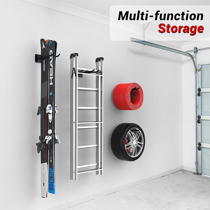 Ultrawall Garage Storage Hooks, Heavy Duty Steel Tool Organizer, 12.4 Inch Wall - Image 4