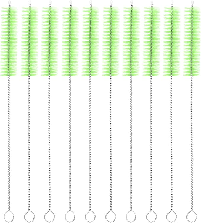 uxcell 10Pcs Drinking Straw Cleaning Brushes, Sippy Cup, Bottle and Tube by uxcell