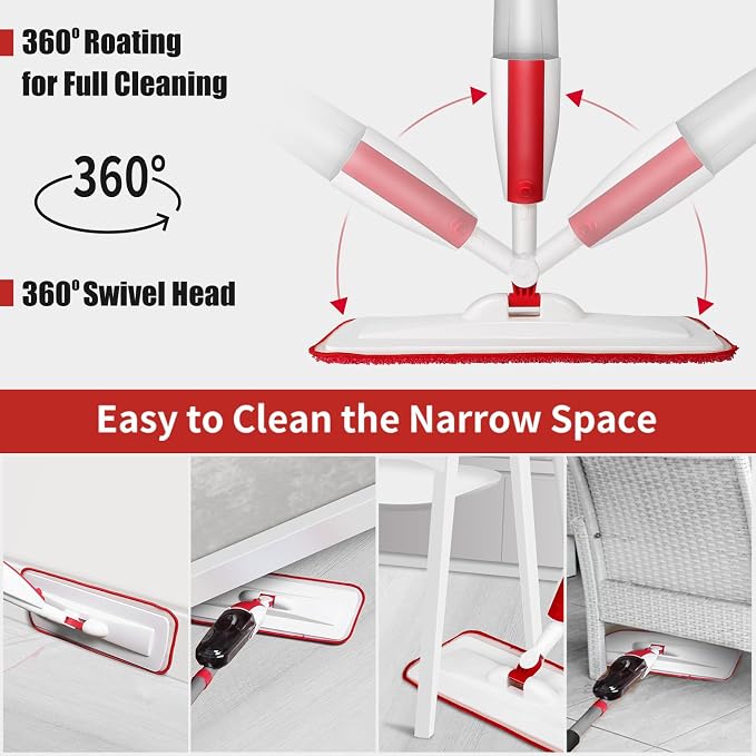 Mops for Floor Cleaning Wet Spray Mop - Image 4