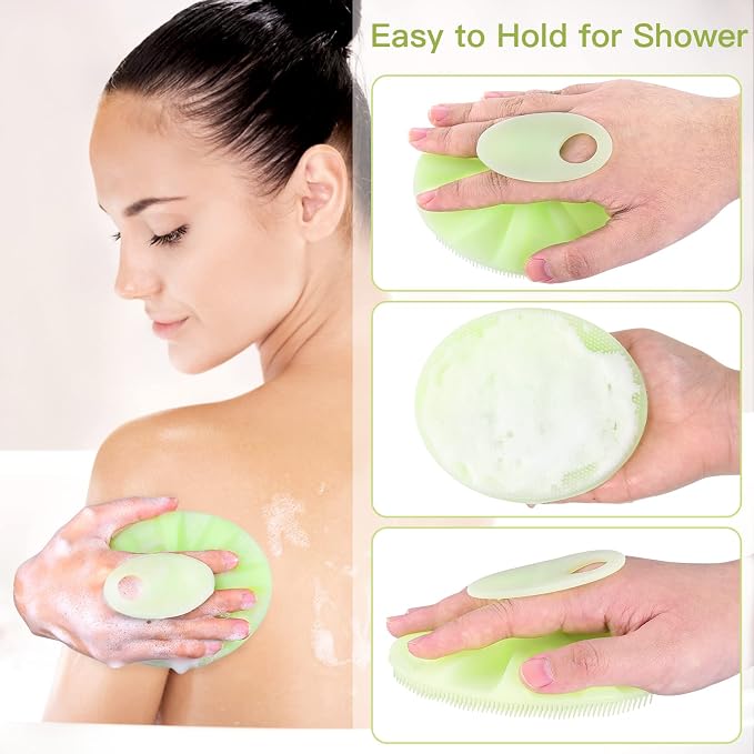 INNERNEED Food-Grade Soft Silicone Body Cleansing Brush Shower Scrubber - Image 4