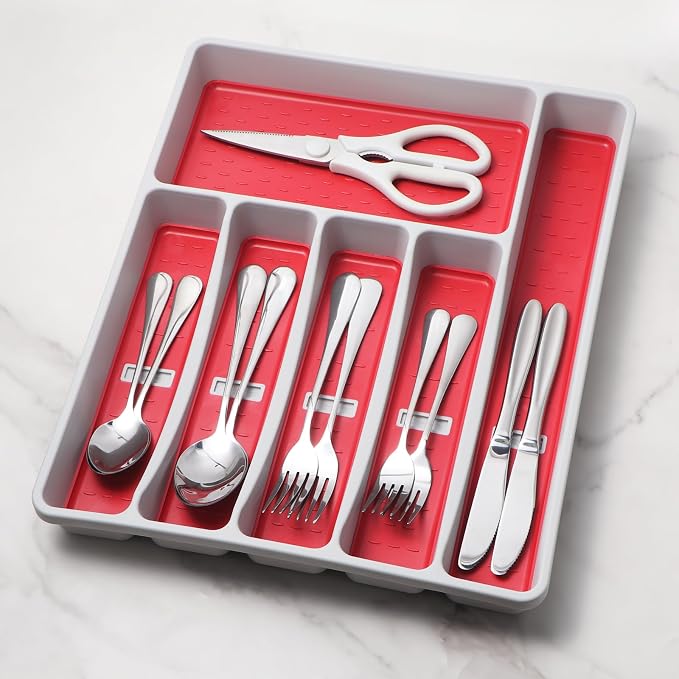 Silverware Organizer with Cutlery Icons，Silverware Tray - Image 4