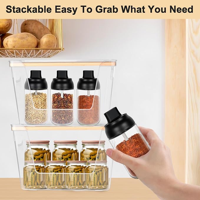 2 Pack Pantry Organizers Storage - Image 3