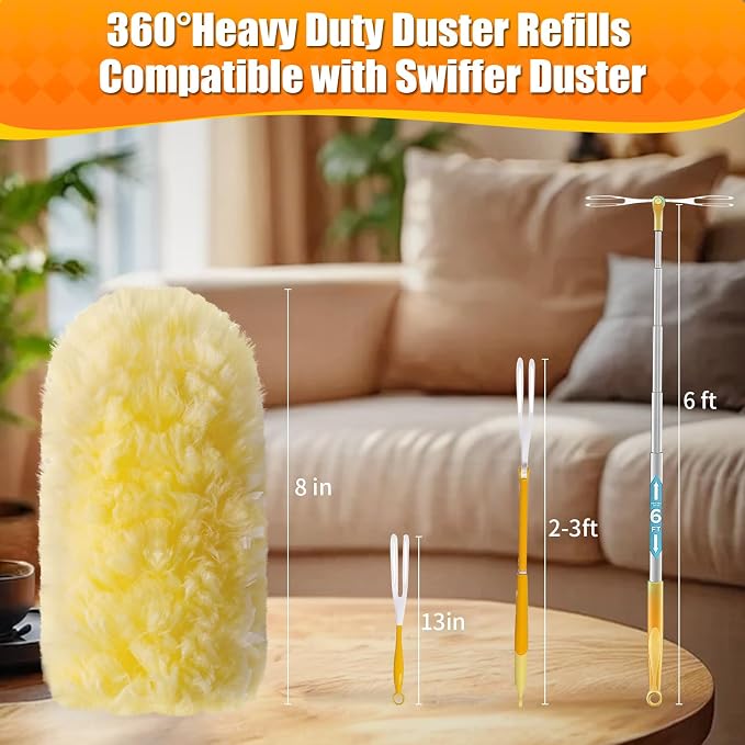 30 Count 360° Heavy Duty Duster Refills, Compatible - Image 2