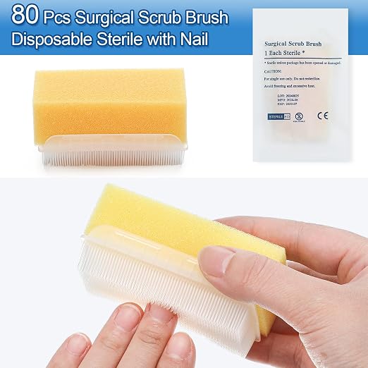 80 Pcs Surgical Hand Scrub Brush - Image 3