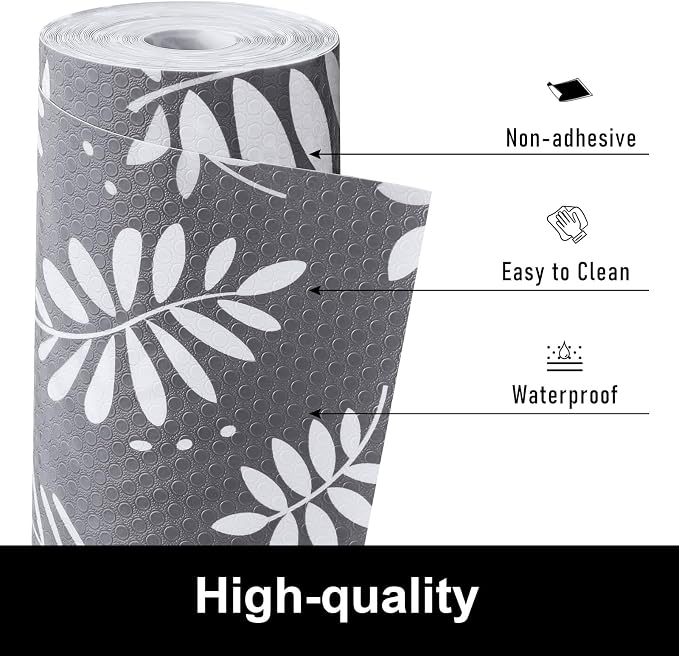 Cooyes Shelf and Drawer Liners for Kitchen Cabinets, Non Adhesive Cabinet Liner - Image 2