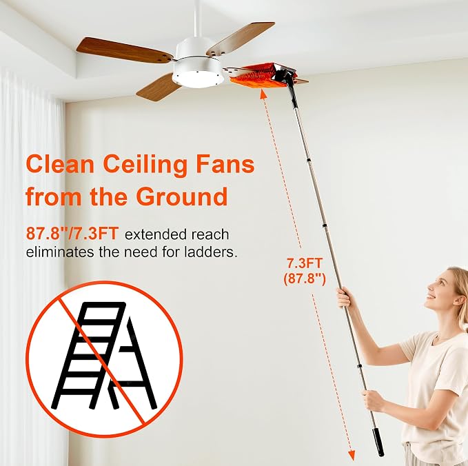FEXIA Ceiling Fan Cleaner Duster Kit - Image 3