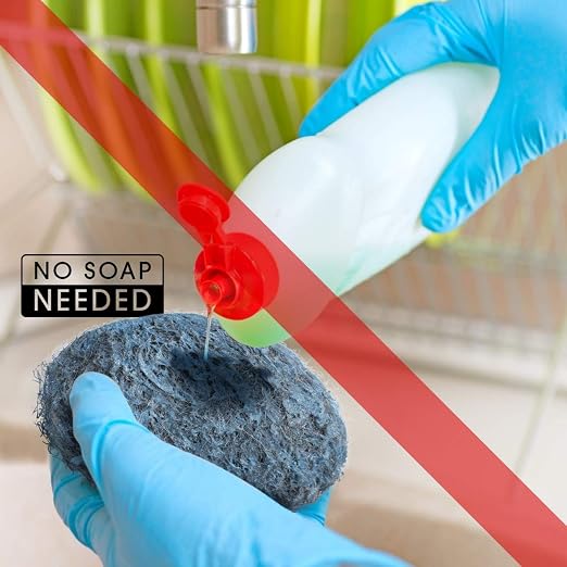 SCRUBIT 20 Pack Steel Wool Soap Pads - Image 6