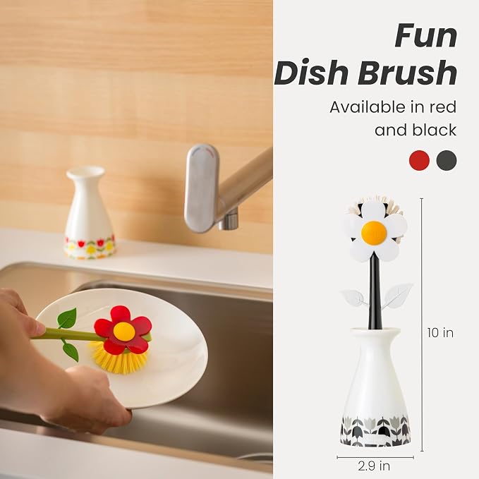 Vigar Flower Power Dish Brush - Image 2