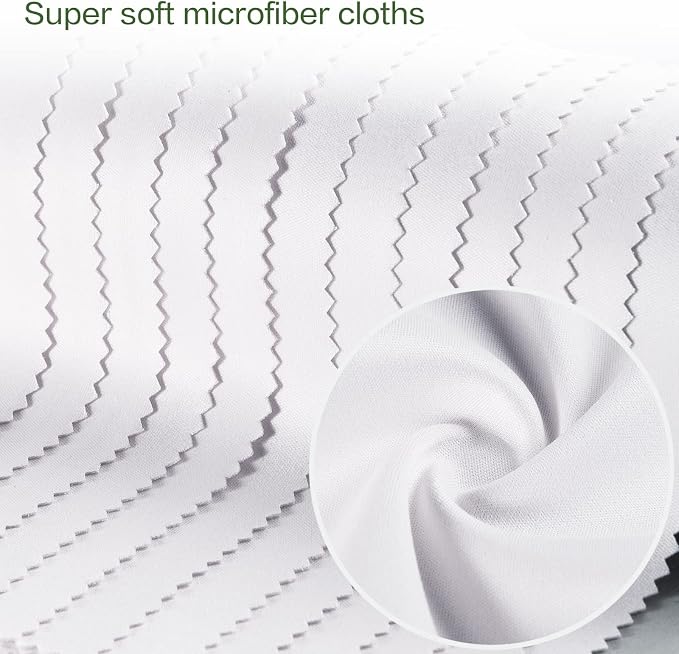 Eyeglass Cleaning Cloth Glasses Cleaner 12Pack Microfiber Lens Cleaner Eyewear - Image 3