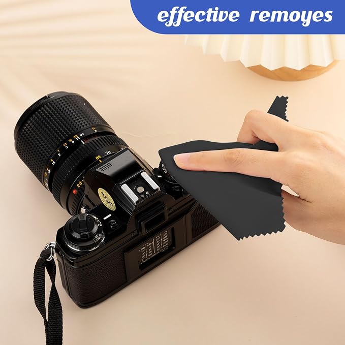 Leelosp 300 Pcs Glasses Cleaning Cloth Microfiber Glasses Wipes Assorted Colors - Image 5