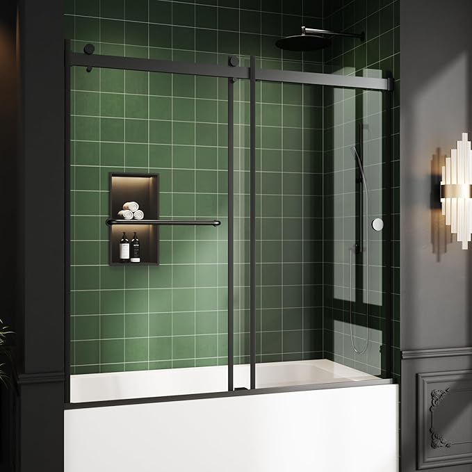Bathtub Sliding Door, Bathtub Glass Door Bathtub Double Sliding Shower Door by Foskbaths