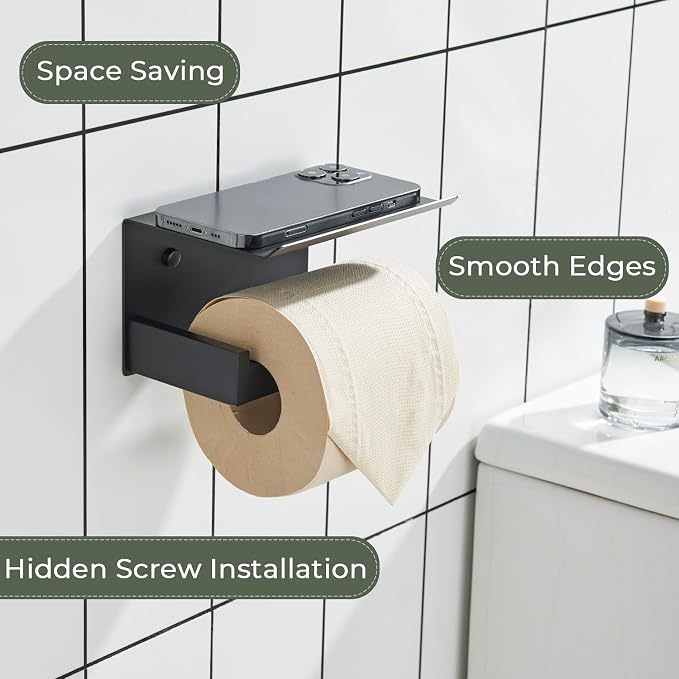 KOKOSIRI Black Toilet Paper Holders - Image 4