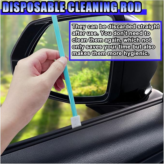 Cleaning Swab Sticks, Small Cleaning Sponge Tip - Image 3