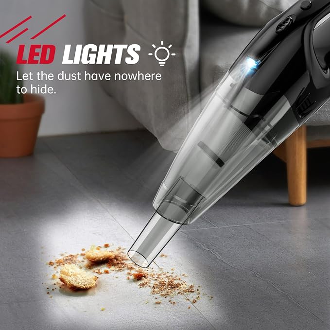 Handheld Vacuum Cordless Rechargeable, 1.65LBs Hand Held Vacuum Cordless - Image 3