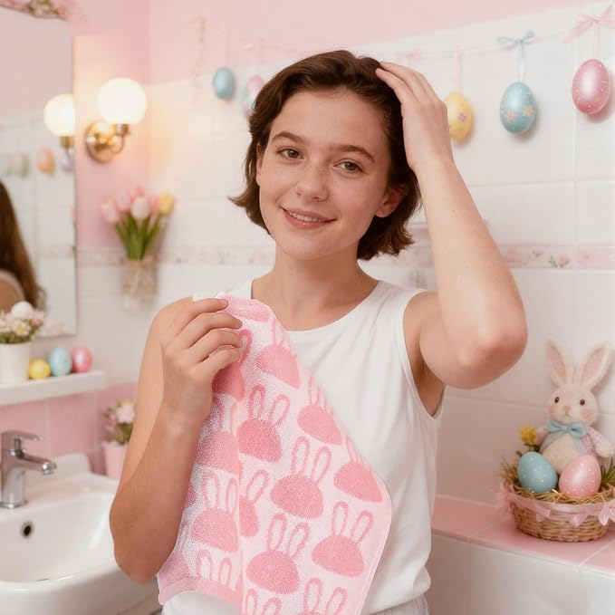 Frienda 4 Pcs Easter Hand Towels - Image 4