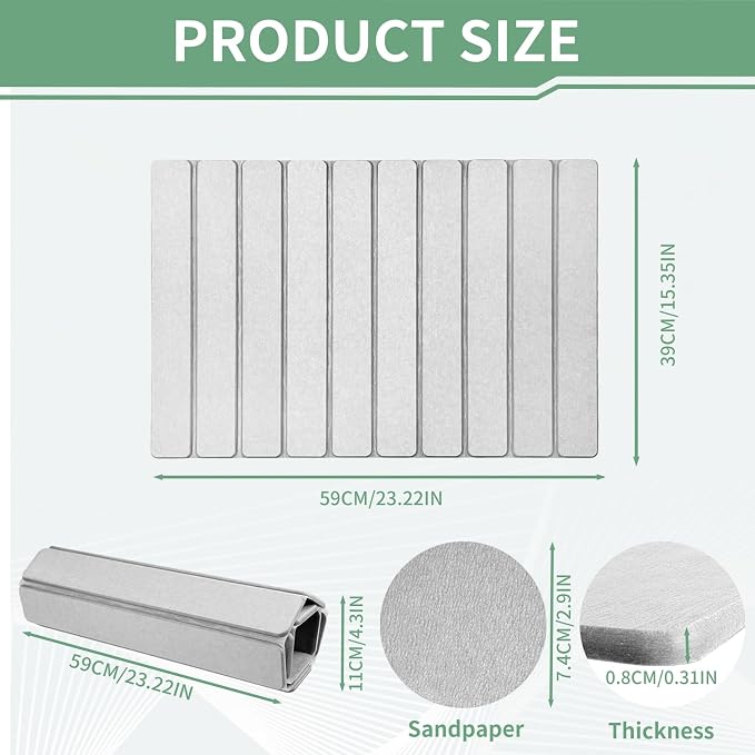 Large Stone Dish Drying Mat for Kitchen Counter, Collapsible 24"X16" Super - Image 5