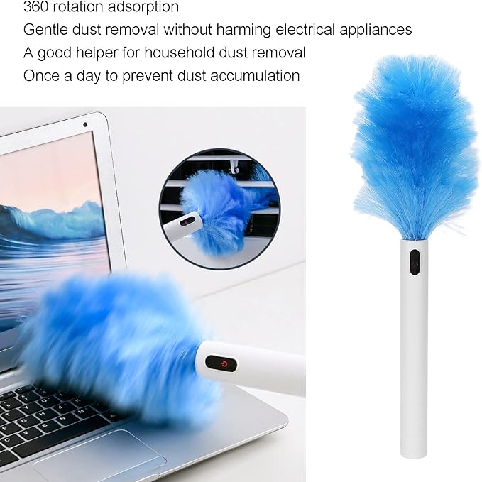 Electric Duster Vacuum Cleaner, Duster Motorized Dust Wand, Electric Duster - Image 4