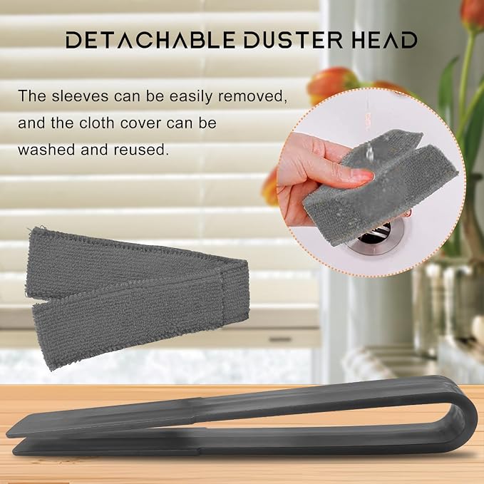 2 PCS Car Blinds Duster, Window Blind Cleaner Duster Brush - Image 5