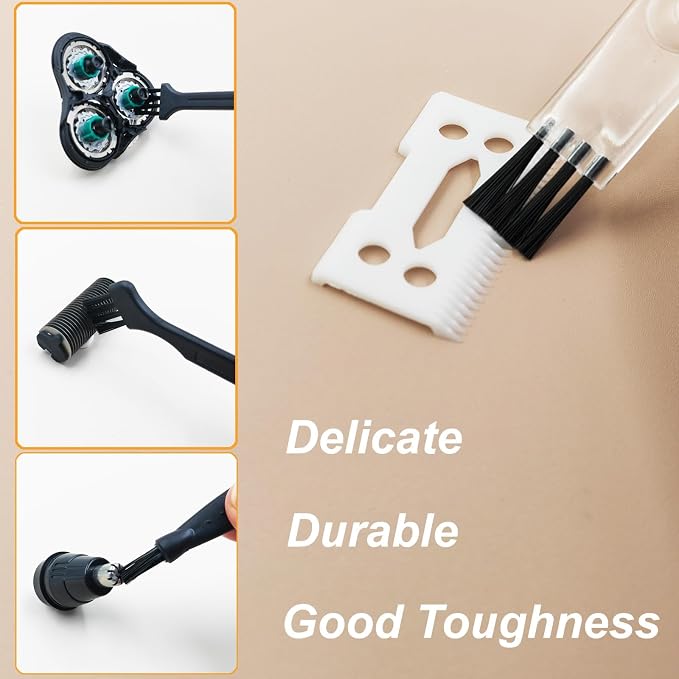Electric Shaver Cleaning Brushes Razor Cleaner Set-10 Pcs, Replacement Shaver - Image 4