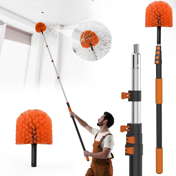 26FT Reach Cobweb Duster with Extension Pole by Unknown