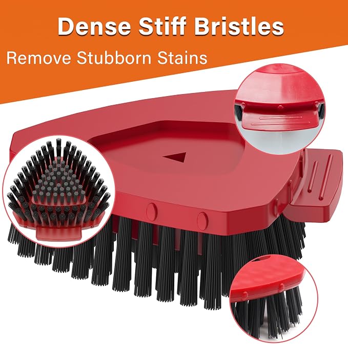 2 Pack Upgraded Spin Mop Replace Scrub Mop Brush Compatible - Image 4