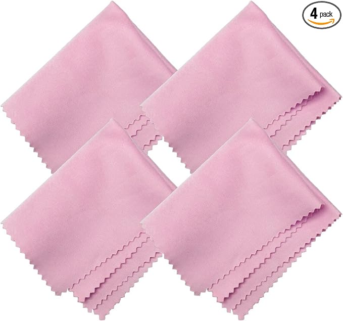 Microfiber Screen Cleaning Cloths, HTTX 4-Pack 6 x 7 inches by HTTX