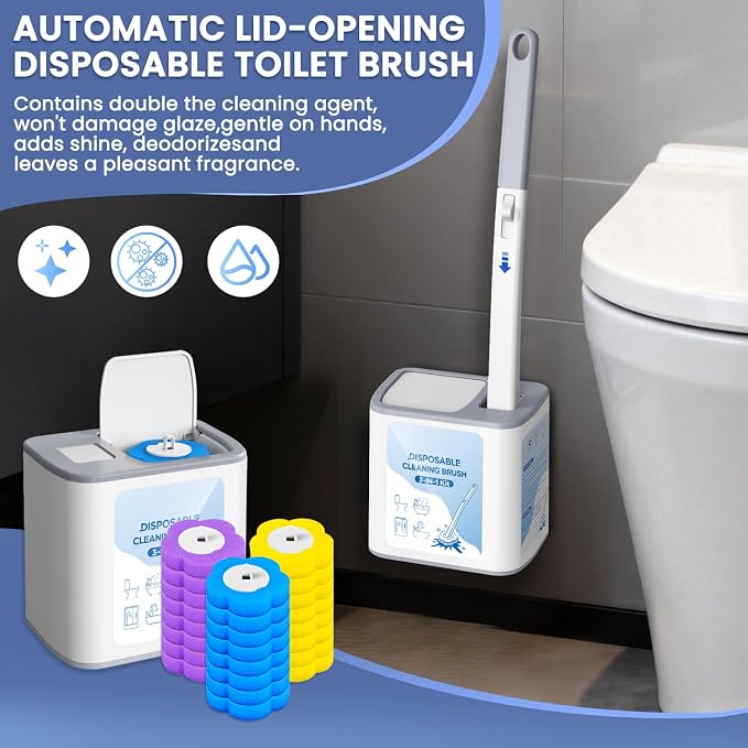 2026 Disposable Toilet Brush Cleaning System - Image 4