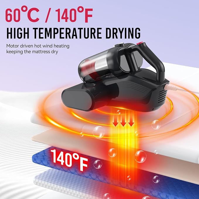 Mattress Vacuum Cleaner, 16Kpa 600W Bed Vacuum Cleaner - Image 5