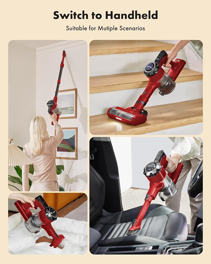 Trucozie Cordless Vacuum Cleaner, 8-in-1 Lightweight Stick Vacuum - Image 6