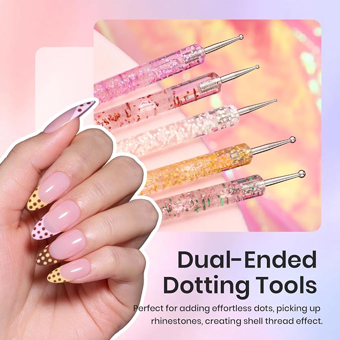 Beetles 31pcs Nail Art Brushes, Nail Art Pens, Dotting Tools, Dust Brush - Image 2