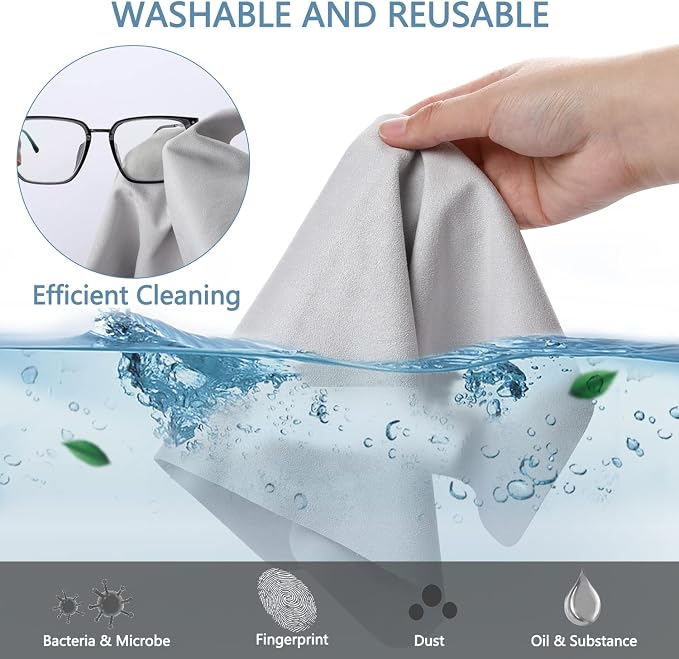Vin Beauty Extra Large Microfiber Cleaning Cloths - Image 3