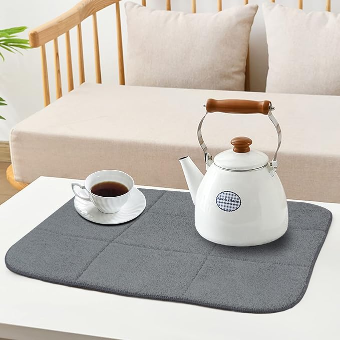 SINLAND Microfiber Dish Drying Mat Super Absorbent Dish Drying Pad - Image 7