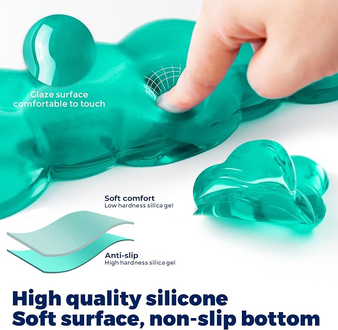 Gel Cloud Keyboard & Mouse Wrist Rest Set - Image 5
