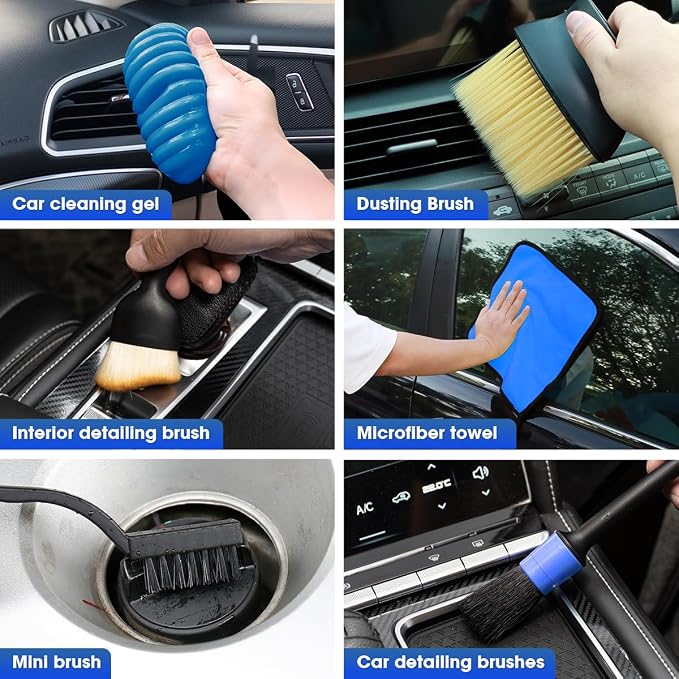 Viewsun Car Cleaning Kit, Car Interior Detailing Kit - Image 8