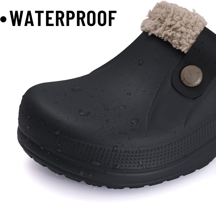 Beslip Classic Fur Lined Clogs Waterproof Winter Fuzzy Slippers - Image 4